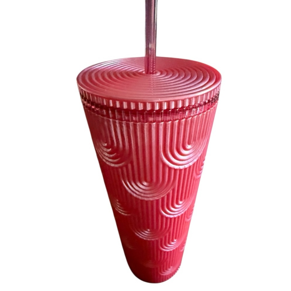 Starbucks Pink Soft Touch Studded Rainbow Tumbler – 24oz – Valentine’s Day 2023 - Picture 2 of 4
